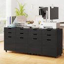 4 Drawer File Cabinet with Wheels for Home Office Organization by LJGDeals