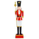4 FT Christmas Nutcracker with High Hat & Beautiful Scepter by LJGDeals