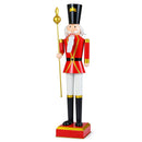 4 FT Christmas Nutcracker with High Hat & Beautiful Scepter by LJGDeals