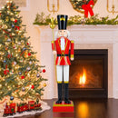 4 FT Christmas Nutcracker with High Hat & Beautiful Scepter by LJGDeals
