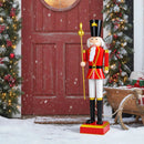 4 FT Christmas Nutcracker with High Hat & Beautiful Scepter by LJGDeals