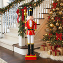4 FT Christmas Nutcracker with High Hat & Beautiful Scepter by LJGDeals