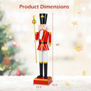 4 FT Christmas Nutcracker with High Hat & Beautiful Scepter by LJGDeals