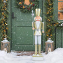 4 FT Christmas Nutcracker with High Hat & Beautiful Scepter by LJGDeals