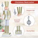 4 FT Christmas Nutcracker with High Hat & Beautiful Scepter by LJGDeals