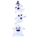 4 FT Lighted Standing Halloween Decoration Stacked Ghosts with 120 LED Lights by LJGDeals