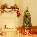 4 Feet Pre-Lit Potted Christmas Tree by LJGDeals