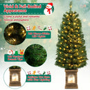 4 Feet Pre-Lit Potted Christmas Tree by LJGDeals