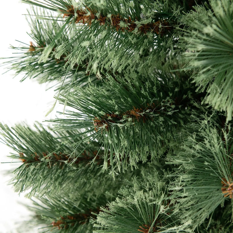 4 Feet Pre-Lit Potted Christmas Tree Pine Needles, photo 6 of 8