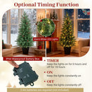 4 FT Pre-lit Christmas Trees with 70 Warm White LED Lights and 173 Branch Tips 2 Pack by LJGDeals
