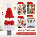 4 Feet Artificial Christmas Tree with 300 Branch Tips and 100 Warm White LED Lights by LJGDeals
