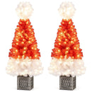 4 Feet Artificial Christmas Tree with 300 Branch Tips and 100 Warm White LED Lights by LJGDeals