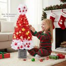 4 Feet Artificial Christmas Tree with 300 Branch Tips and 100 Warm White LED Lights by LJGDeals
