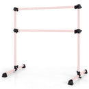 4 Feet Double Ballet Barre Bar with Adjustable Height