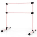 4 Feet Double Ballet Barre Bar with Adjustable Height by LJGDeals