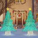 4 Feet Lighted Artificial Christmas Tree with 520 LED Lights and Top Star by LJGDeals
