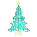 4 Feet Lighted Artificial Christmas Tree with 520 LED Lights and Top Star by LJGDeals