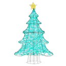 4 Feet Lighted Artificial Christmas Tree with 520 LED Lights and Top Star by LJGDeals