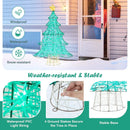 4 Feet Lighted Artificial Christmas Tree with 520 LED Lights and Top Star by LJGDeals