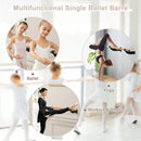 4 Feet Wall-Mounted Ballet Barre for Yoga-Black by LJGDeals