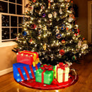 4 Ft Stackable Gift Boxes Set of 4 Stacked Christmas Present Boxes by DirectDeals