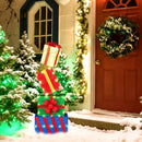 4 Ft Stackable Gift Boxes Set of 4 Stacked Christmas Present Boxes by LJGDeals