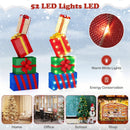 4 Ft Stackable Gift Boxes Set of 4 Stacked Christmas Present Boxes by LJGDeals