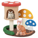 4-In-1 Cat Tree with Condo and Platform-Multicolor by LJGDeals