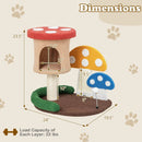 4-In-1 Cat Tree with Condo and Platform-Multicolor by LJGDeals