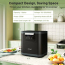 4 L Electric Composter with Lid and LED Display for Kitchen-Black by LJGDeals