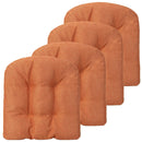 4 Pack 17.5 x 17 Inch U-Shaped Chair Pads with Polyester Cover by LJGDeals