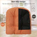 4 Pack 17.5 x 17 Inch U-Shaped Chair Pads with Polyester Cover by DirectDeals