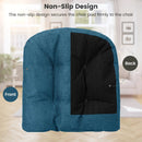 4 Pack 17.5 x 17 Inch U-Shaped Chair Pads with Polyester Cover by LJGDeals