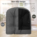 4 Pack 17.5 x 17 Inch U-Shaped Chair Pads with Polyester Cover by LJGDeals