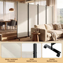 4-Panel Folding Room Divider with Wheels - 71.5" Tall by LJGDeals