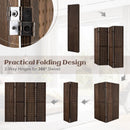 4-Panel Pegboard Display 5 Feet Tall Folding Privacy Screen for Craft Display Organized by LJGDeals