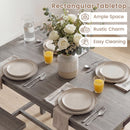 4-Piece Counter Height Dining Table Set with Power Outlet Solid Rubber Wood Kitchen Table by DirectDeals