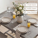 4-Piece Counter Height Dining Table Set with Power Outlet Solid Rubber Wood Kitchen Table by LJGDeals
