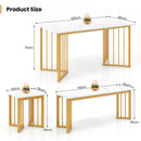 4 Piece Dining Table Set with Bench and 2 Stools-White by LJGDeals