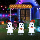 4 Pieces Halloween Decoration Pop up Ghosts with Gate and LED Lights by LJGDeals