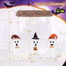 4 Pieces Halloween Decoration Pop up Ghosts with Gate and LED Lights by LJGDeals