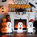 4 Pieces Halloween Decoration Pop up Ghosts with Gate and LED Lights by LJGDeals