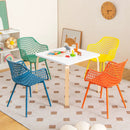 4 Pieces Kids Chairs with Curved Backrest and Ergonomic Armrests by LJGDeals