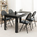 2/4 Pieces Padded Folding Dining Chairs with Backrest by DirectDeals