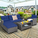 4-Piece Outdoor Sectional Sofa Set with Coffee Table by LJGDeals