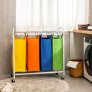 136L Large Capacity 4-Section Laundry Sorter by LJGDeals