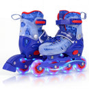 4-Size Adjustable Kids Inline Skates for Beginners Ages 5-7