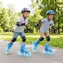 4-Size Adjustable Light-Up Inline Skates for Toddlers Ages 5-7 by LJGDeals