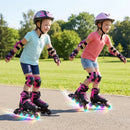 4-Size Adjustable Light-Up Inline Skates for Toddlers Ages 5-7 by LJGDeals