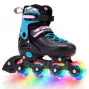 4-Size Adjustable Light-Up Inline Skates for Toddlers Ages 5-7 by LJGDeals